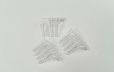 BIOplastics Пробирки тонкост. для ПЦР объемом 0,1 мл с крышками в стрипах по 4 шт. (к Qiagen/Rotor-G